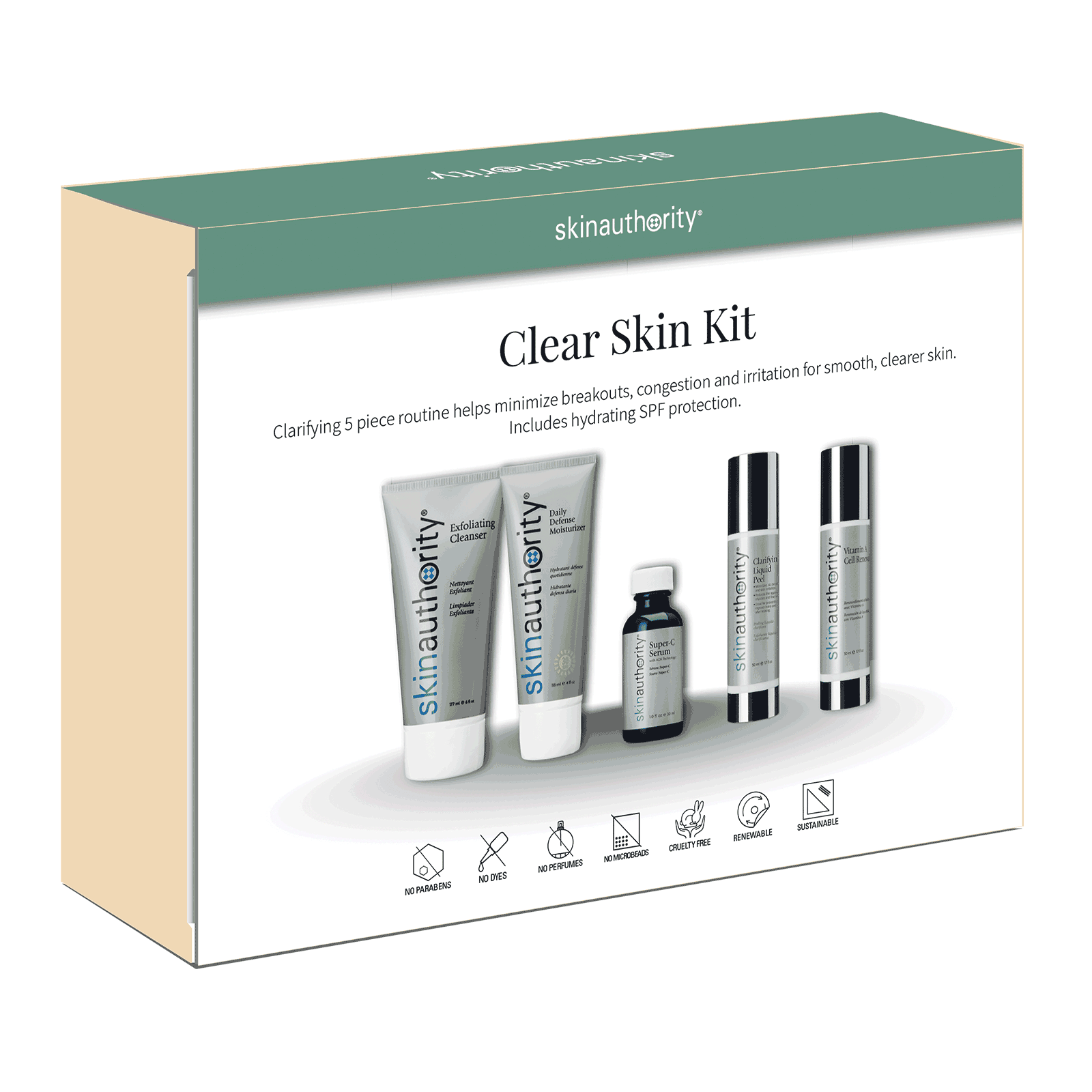 Clear Skin Kit Box