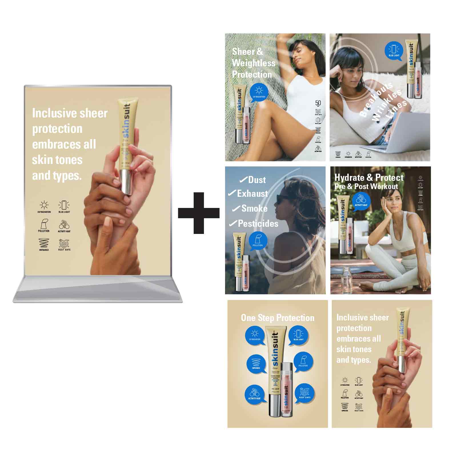 SkinSuit Shelf-Talker