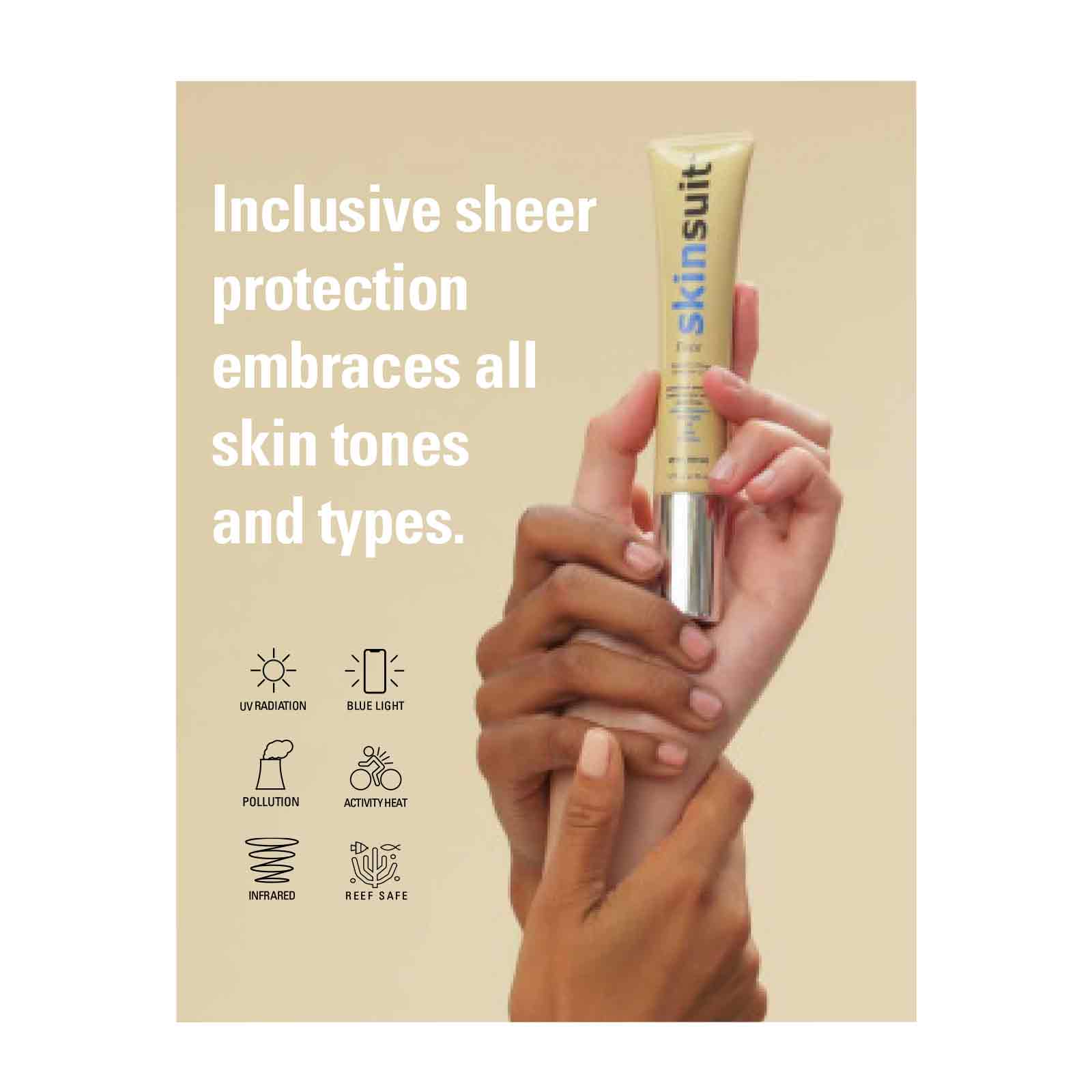 SkinSuit Shelf-Talker