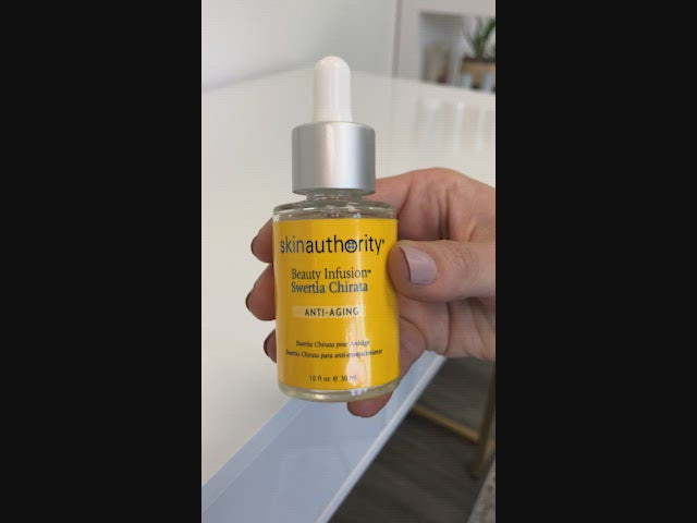 Beauty Infusion Swertia Chirata for Anti-Aging  by Skin Authority application video