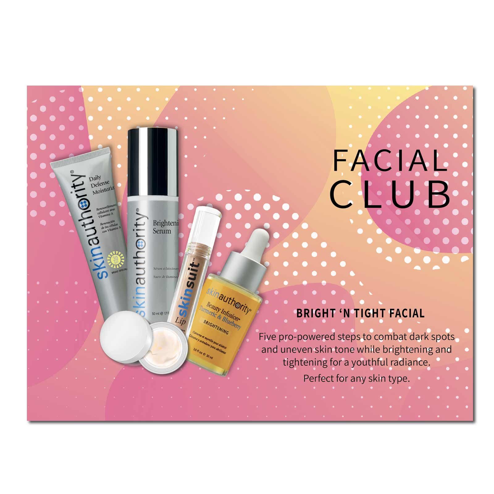 Facial Club: Bright 'N Tight Kit