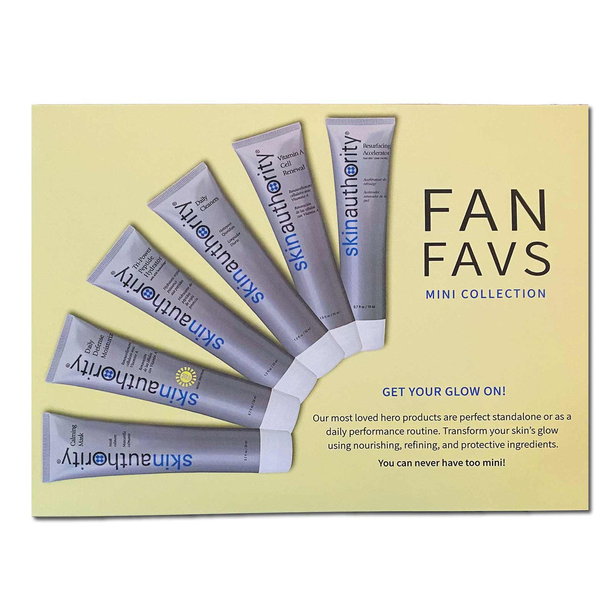 Skin Authority Fan Favs Mini Collection for Daily Skin Routine