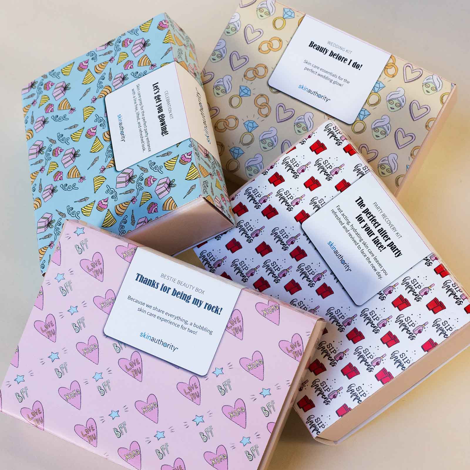 Themed Skin Care Box Collection by Skin Authority