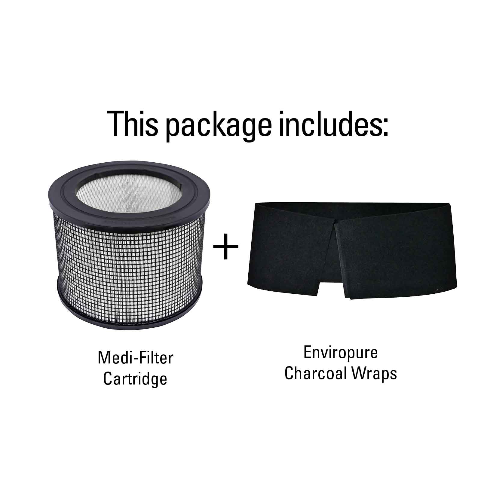 Medi-Filter Cartridge + Enviropure Charcoal Wrap