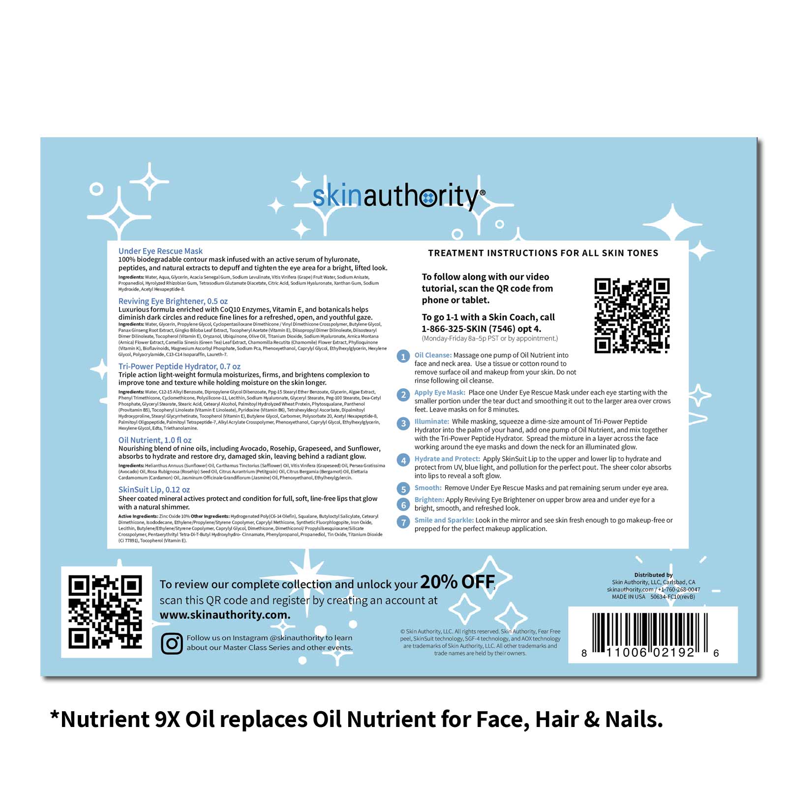 Facial Club: Sparkle Bright Kit - Skin Authority