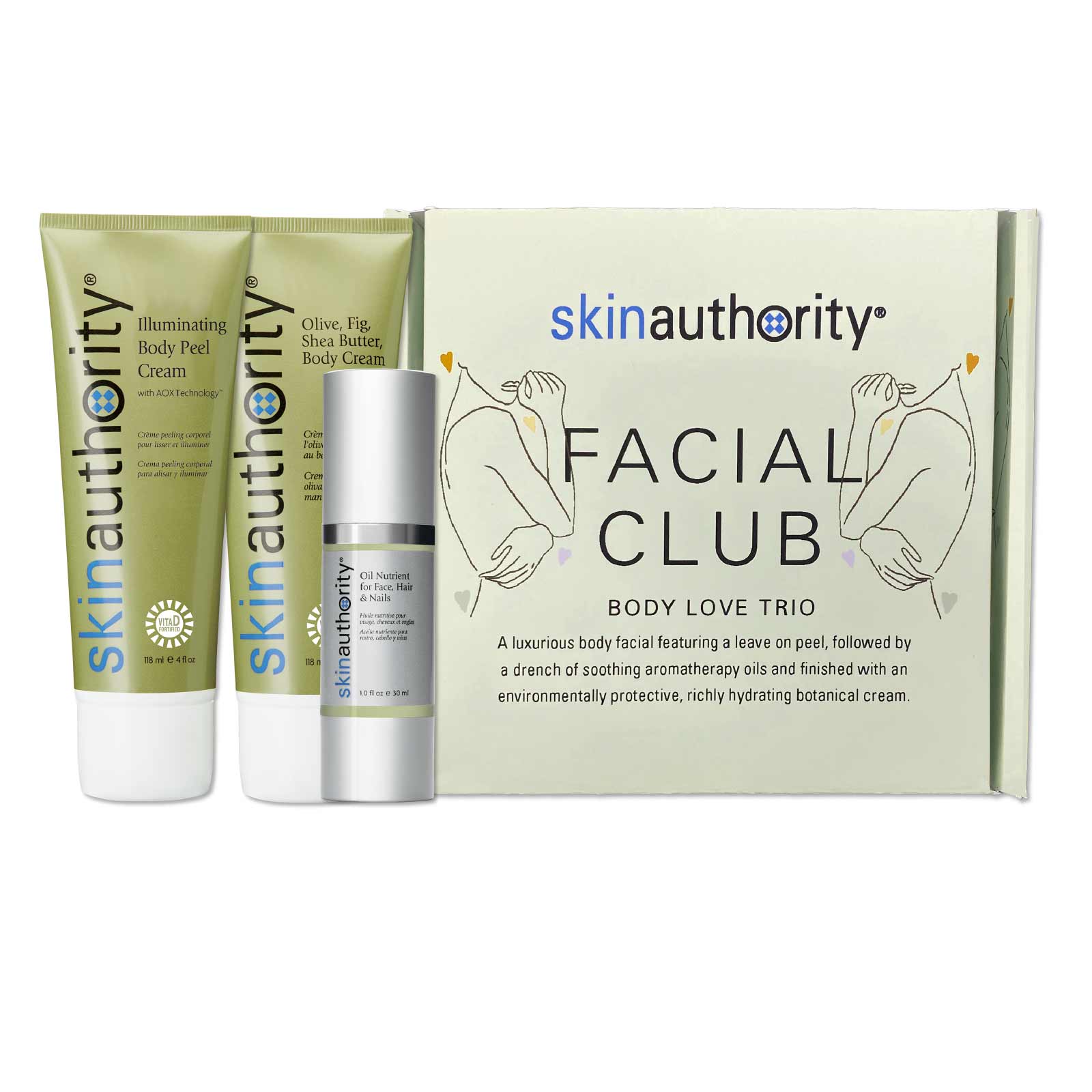 Facial Club: Body Love Trio