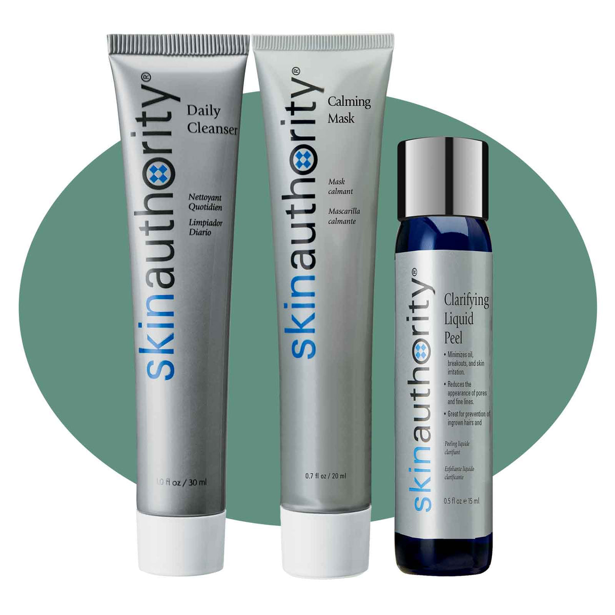 QuickPick daily routine for clarifying by Skin Authority.